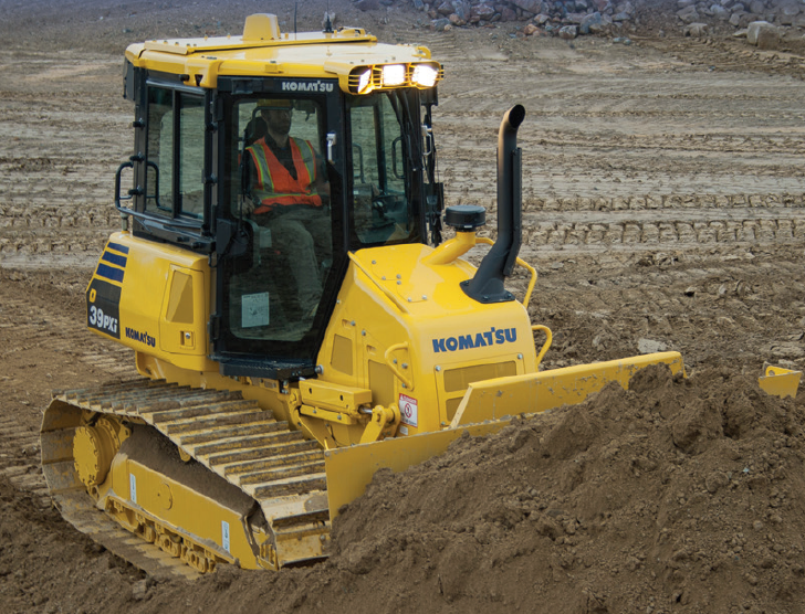 Komatsu D39i-24 features Komatsu's intelligent machine control 2.0 technology